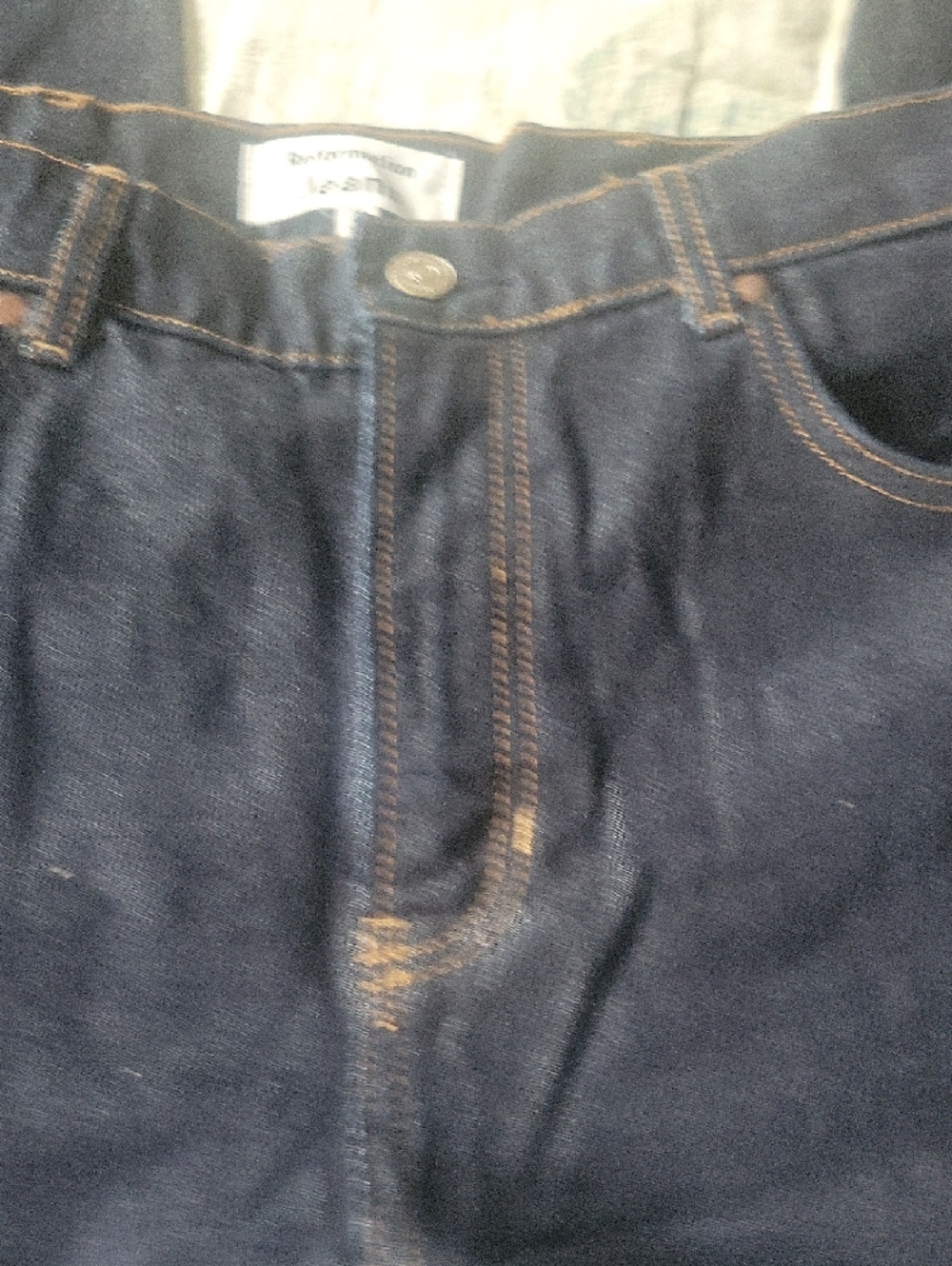 Reformation Dark Indigo Boyfriend Jeans